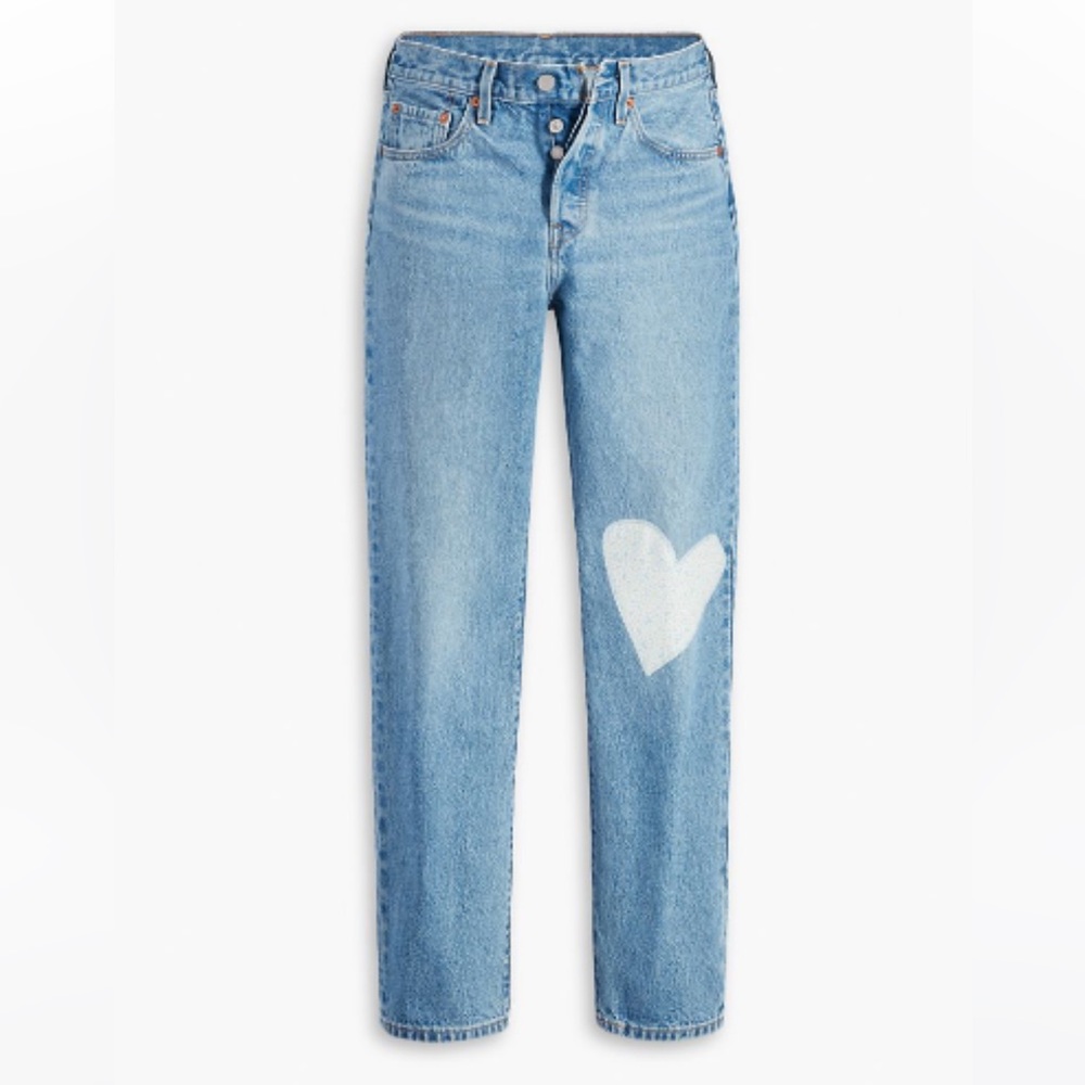 Levi’s 501 jeans with Heart Patch